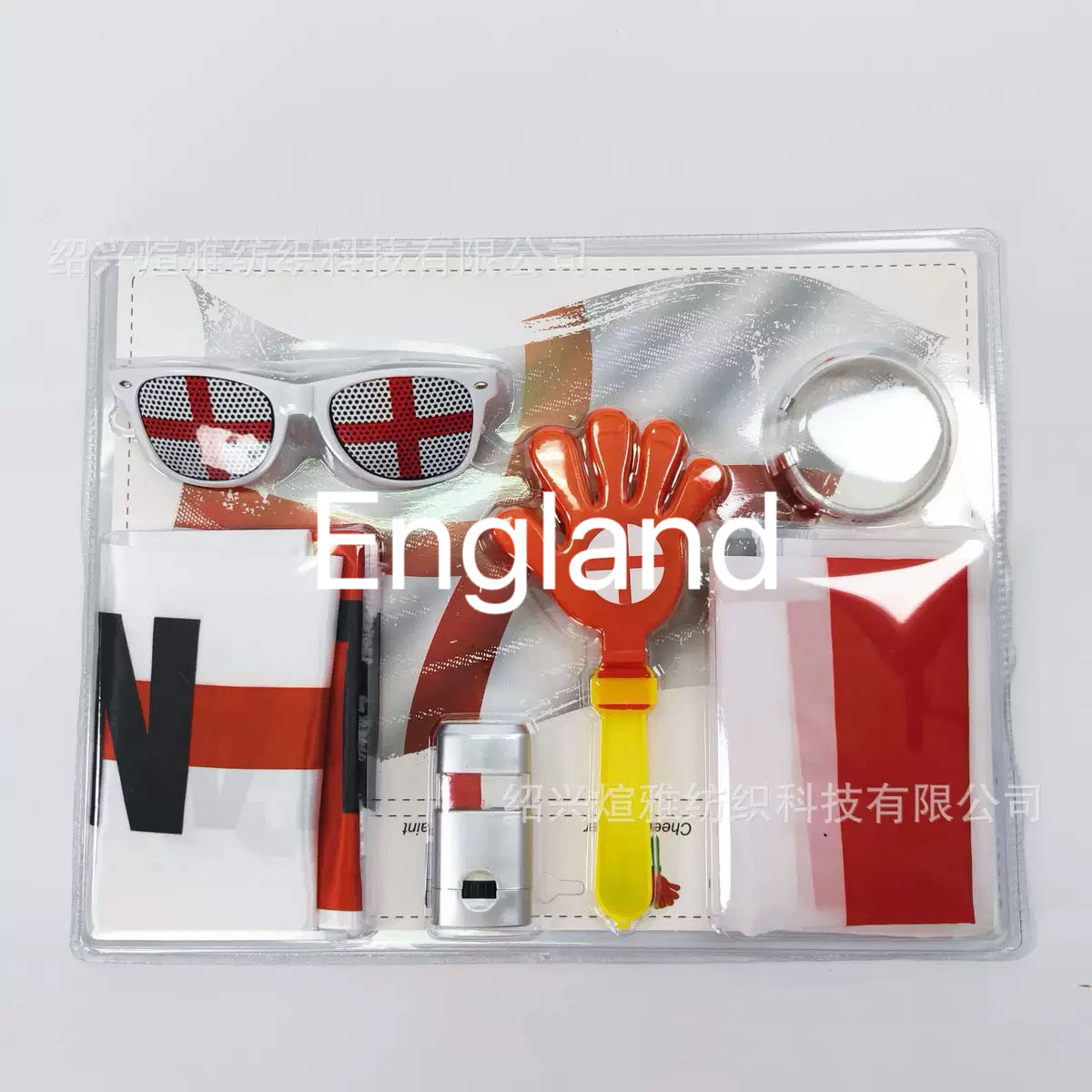 2026 World Cup 5-in-1 Fan Accessory Kit | Soccer Cheer Set with Flag, Face Paint, Glasses, Clapper & Bracelet | Ultimate Match Day Supporter Pack
