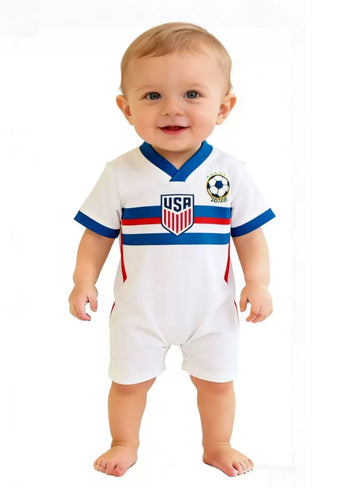 World Cup 2026 Baby Clothes - Newborn Soccer Fan Outfit & Keepsake