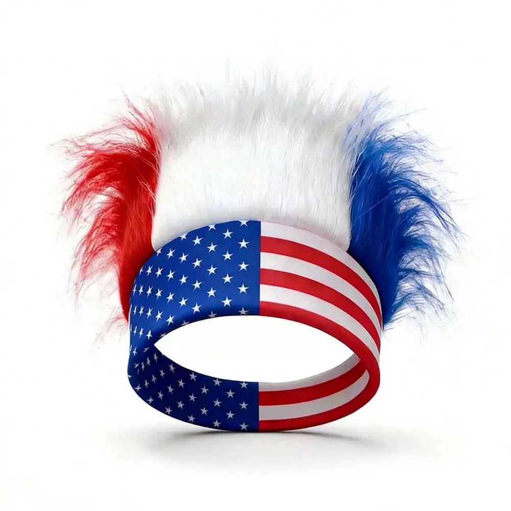 2026 World Cup Soccer Fan Set | Headband and Hair Ties for USA Mexico Canada
