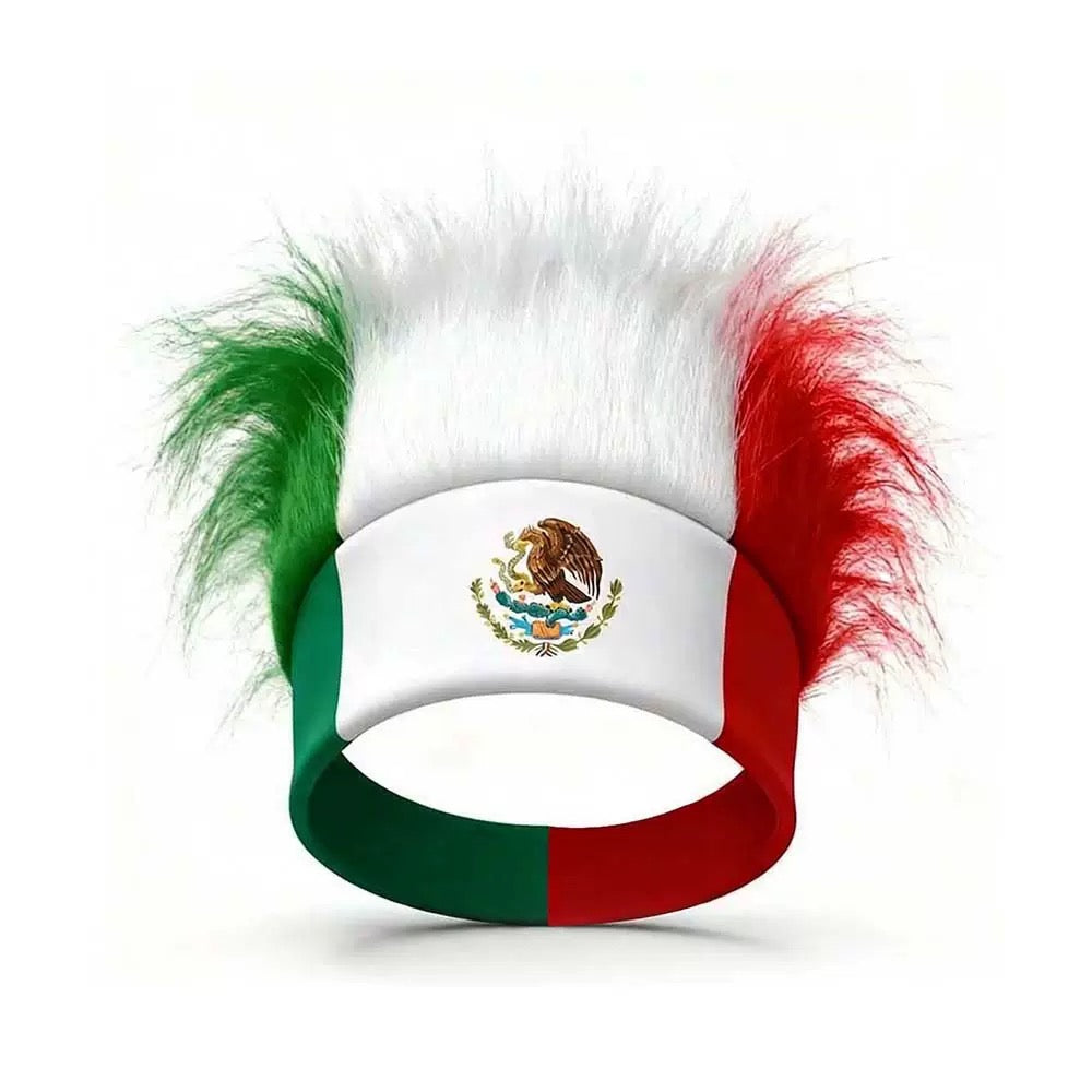 2026 World Cup Soccer Fan Set | Headband and Hair Ties for USA Mexico Canada