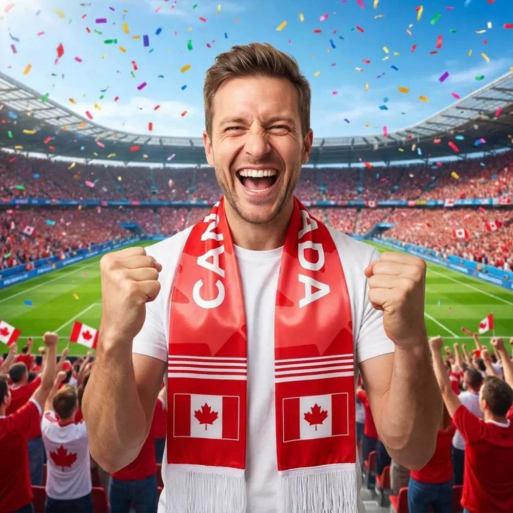 National Team Printed Summer Scarf | 2026 World Cup Commemorative Tech-Fabric Wrap | Moisture-Wicking Soccer Fan Scarf for Hot Weather