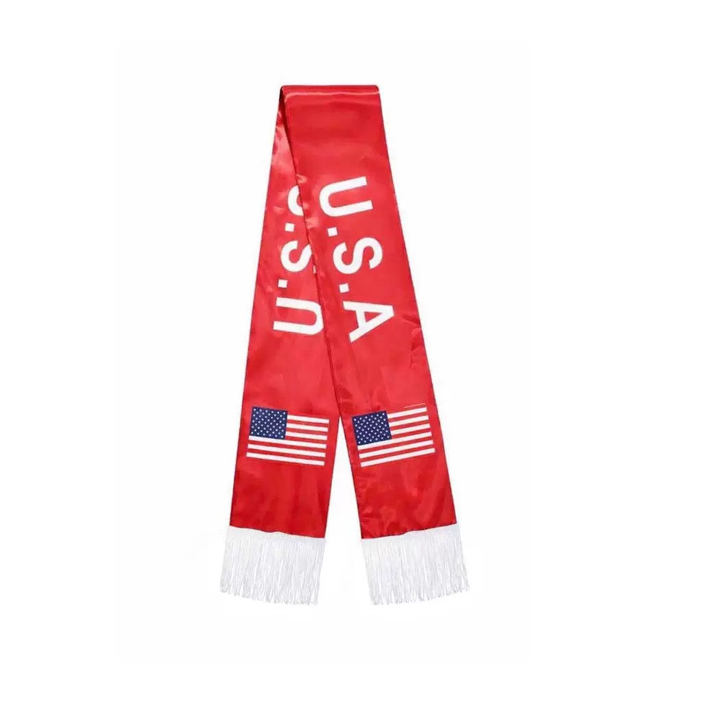 National Team Printed Summer Scarf | 2026 World Cup Commemorative Tech-Fabric Wrap | Moisture-Wicking Soccer Fan Scarf for Hot Weather