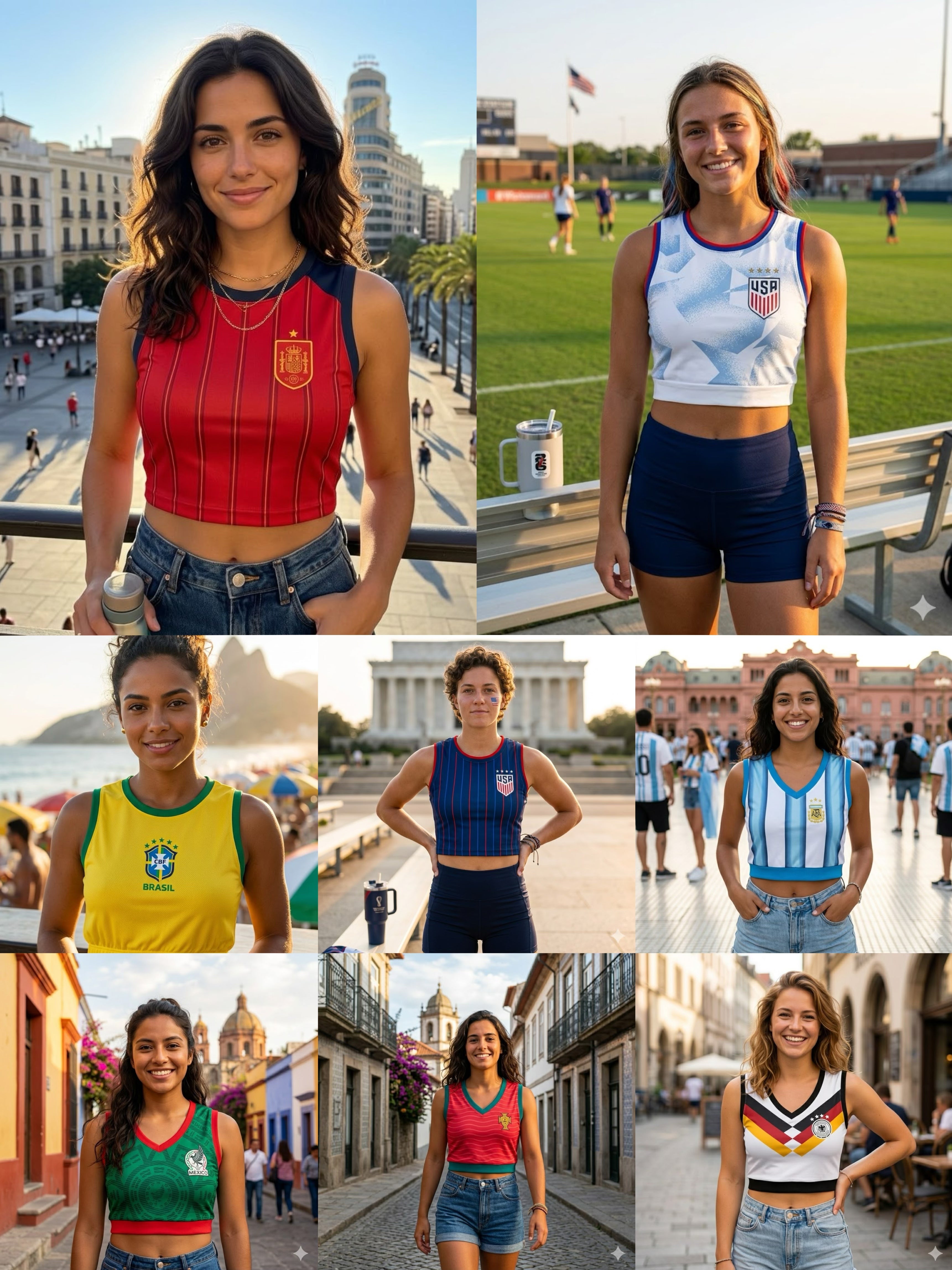 2026 World Cup Women's Soccer Jersey | Slim Fit National Team Football Kit