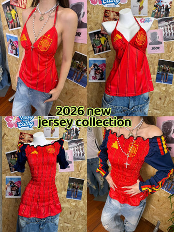 Spain Women's 2026 World Cup Tank Top | Official Style Soccer Fan Jersey Vest