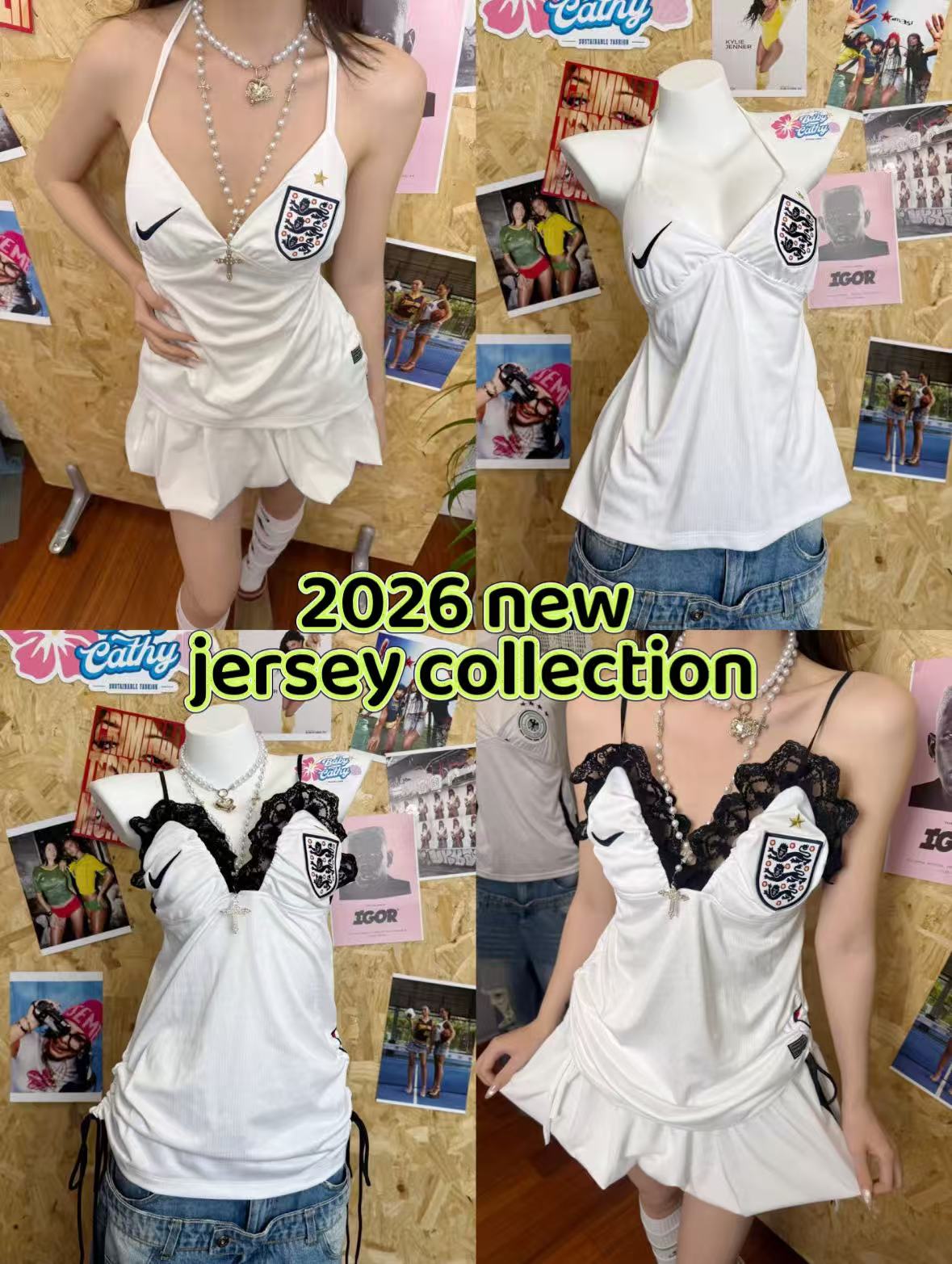 England Women's 2026 World Cup Tank Top | Breathable Three Lions Soccer Vest