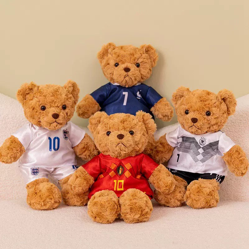 Messi, Neymar, Ronaldo 2026 World Cup Plush Bears | Exclusive Soccer Legend Souvenirs