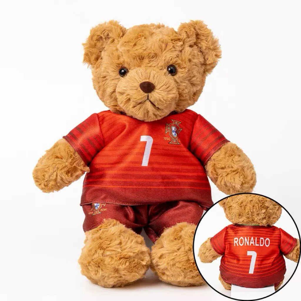 Messi, Neymar, Ronaldo 2026 World Cup Plush Bears | Exclusive Soccer Legend Souvenirs