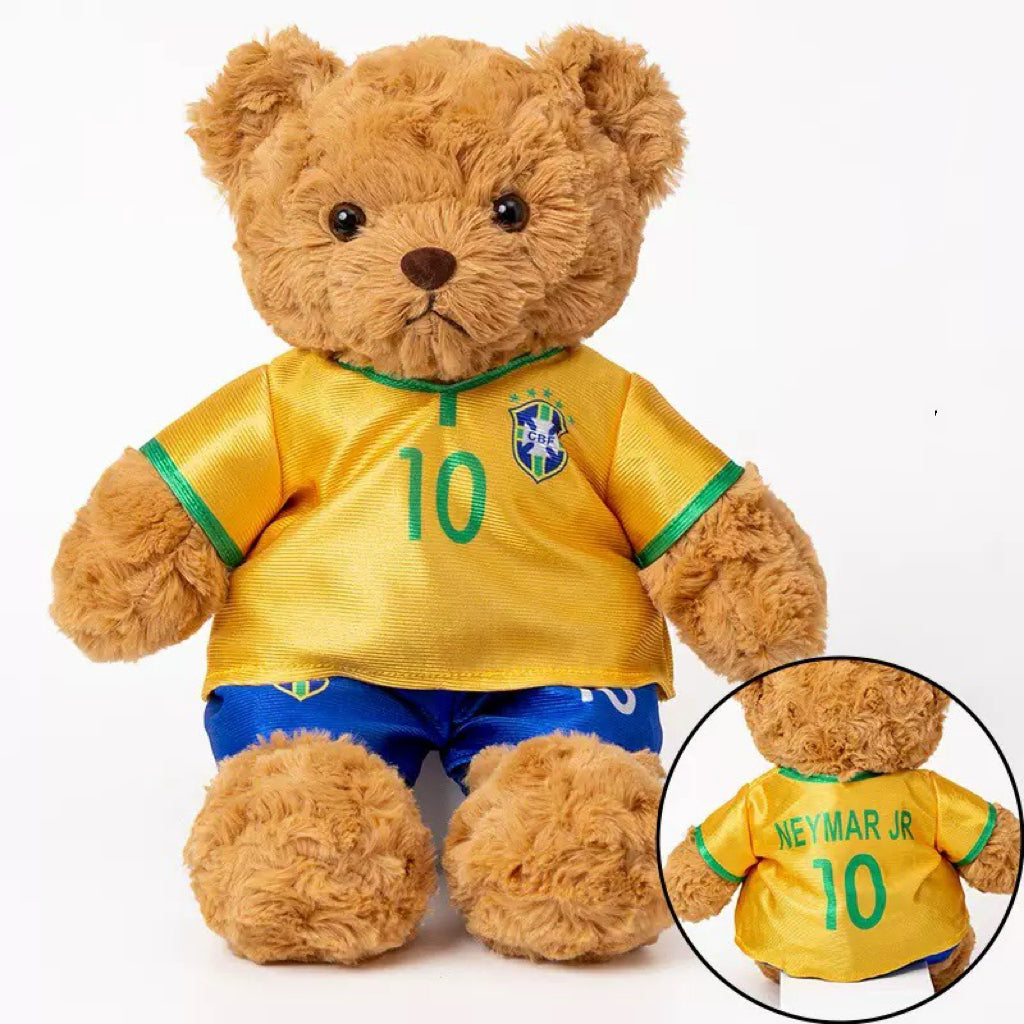 Messi, Neymar, Ronaldo 2026 World Cup Plush Bears | Exclusive Soccer Legend Souvenirs