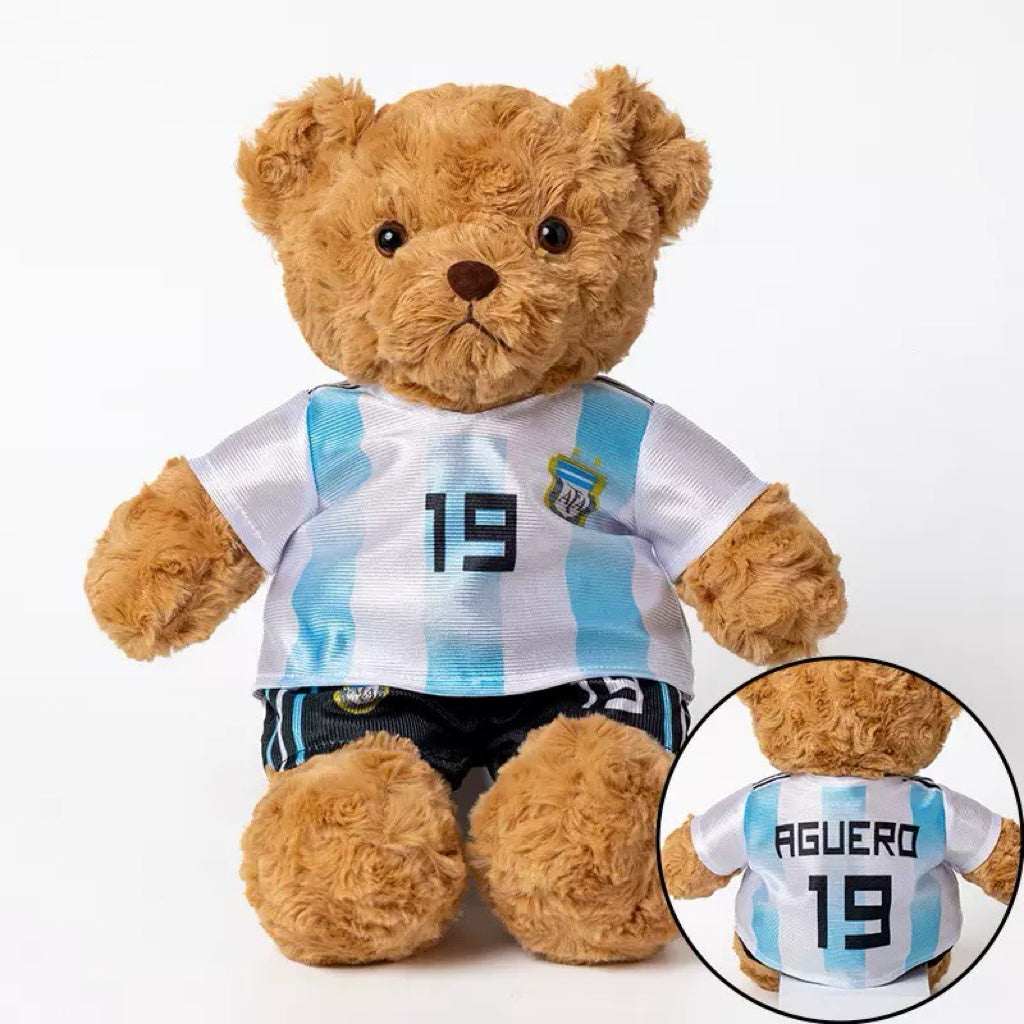 Messi, Neymar, Ronaldo 2026 World Cup Plush Bears | Exclusive Soccer Legend Souvenirs
