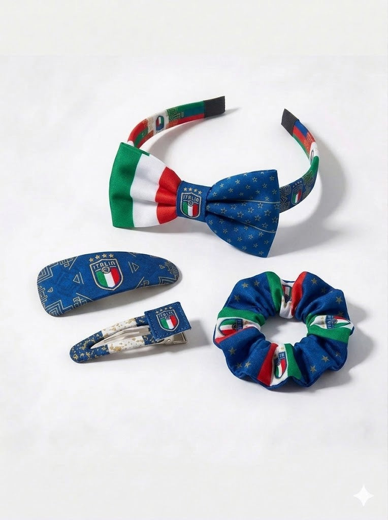 2026 World Cup Soccer Fan Hair Ties and Headband Set | USA Mexico Canada Gear