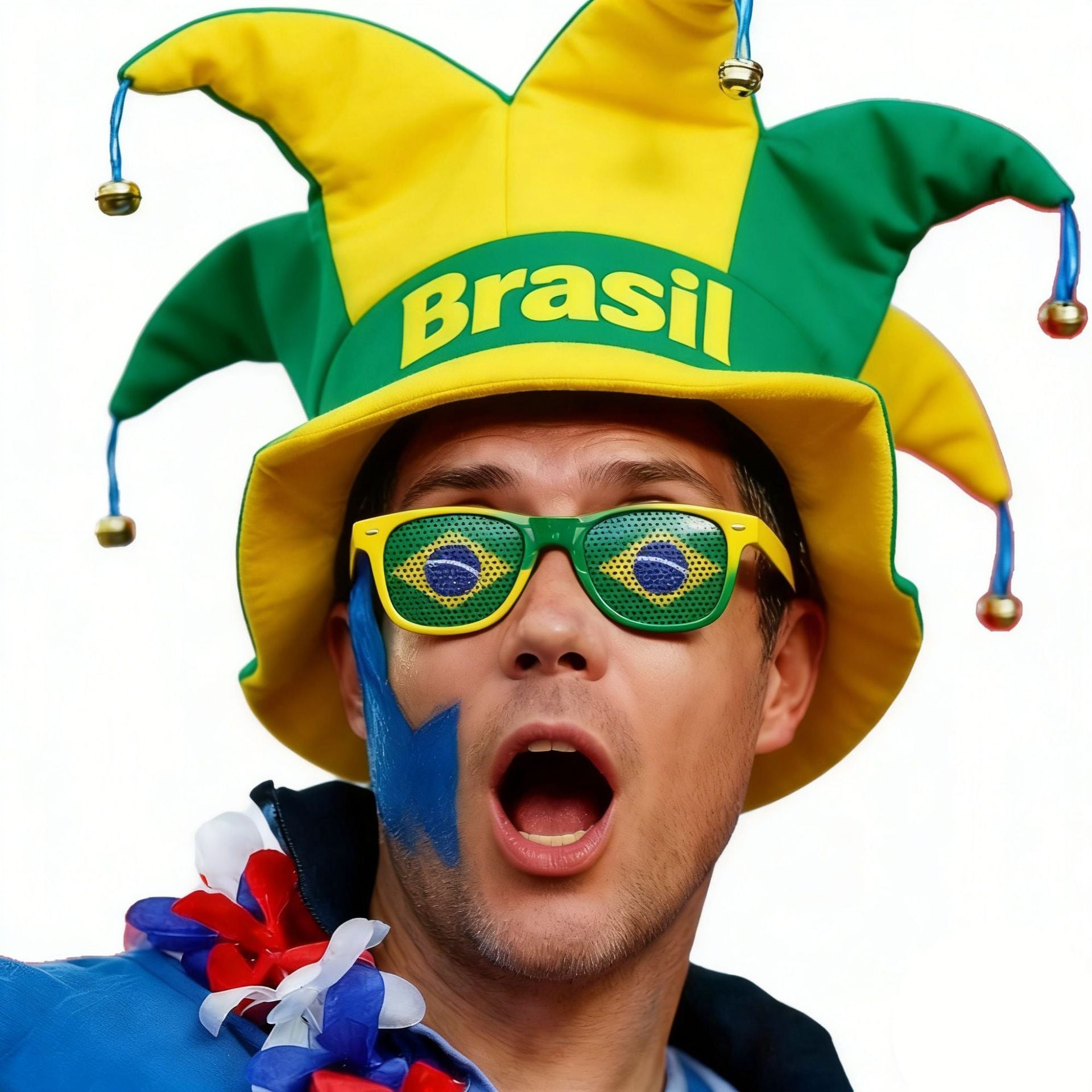 Funny 2026 World Cup Novelty Fan Hat | Crazy Soccer Ball Plush Cap | Outrageous National Team Costume Hat for Super Fans