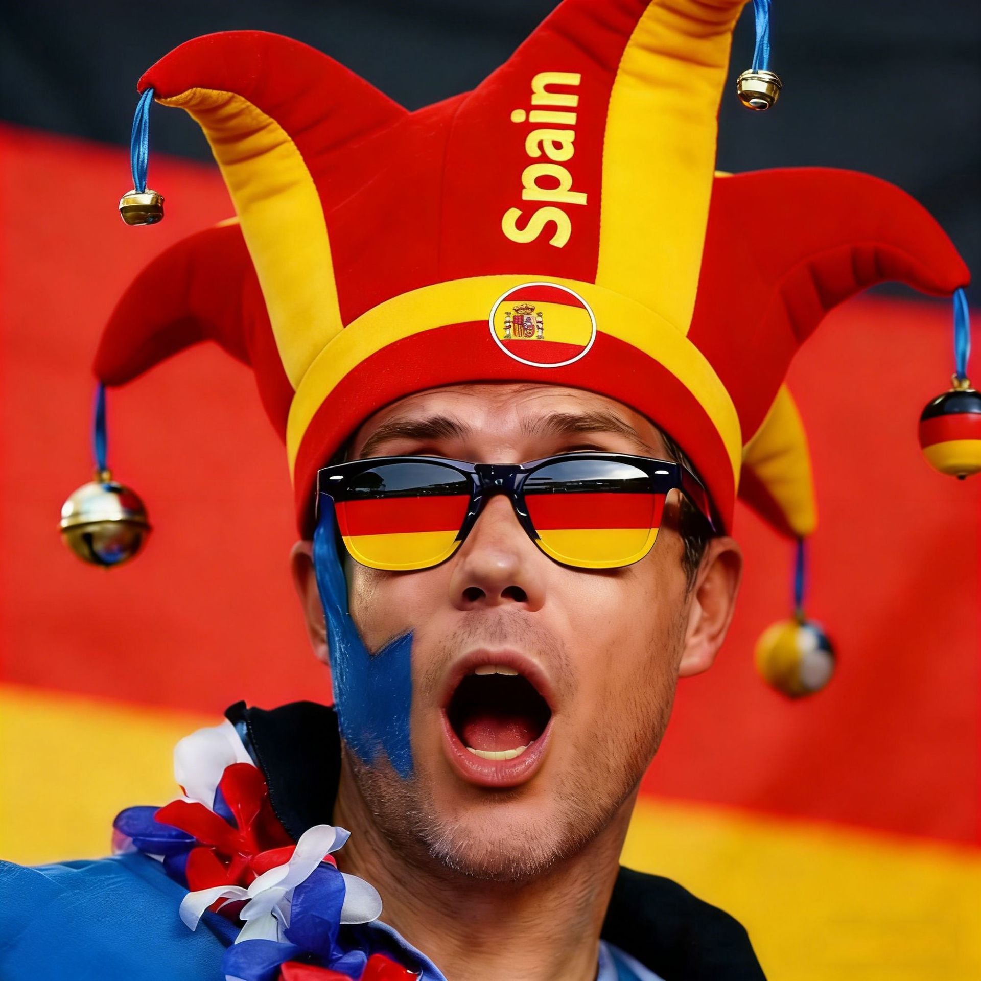 Funny 2026 World Cup Novelty Fan Hat | Crazy Soccer Ball Plush Cap | Outrageous National Team Costume Hat for Super Fans