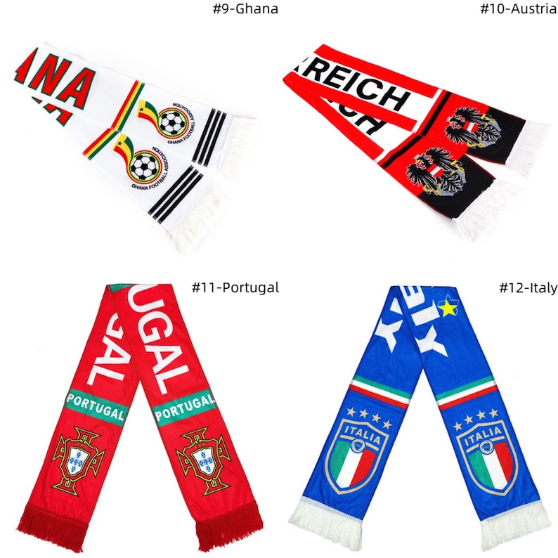 2026 National Team Soccer Scarf For World Cup Match Day Fans
