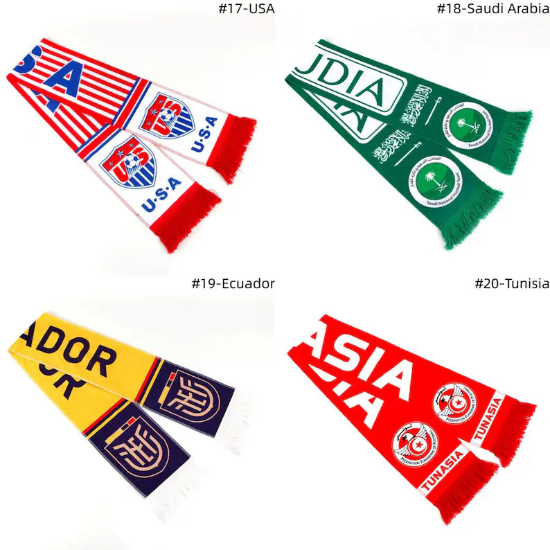 2026 National Team Soccer Scarf For World Cup Match Day Fans